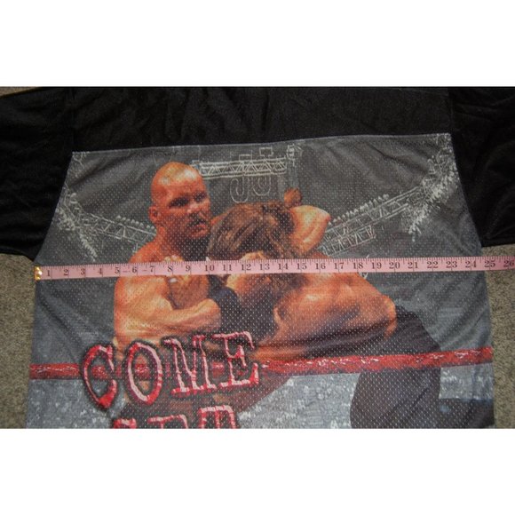 RARE Vintage 1999 WWF Attitude Stone Cold Steve Austin Football Jersey Men's XL - Picture 7 of 8